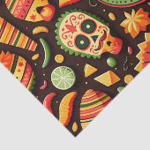 シンコ・デ・マヨ。メキシコの明るい漫画のパターン 薄葉紙 (詳細)