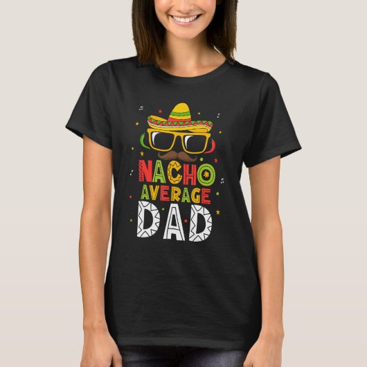 シンコ・デ・マヨ メキシコ おやじ さん ナチョ・オヤジ Tシャツ (正面)