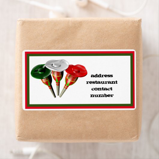 シンコ・デ・マヨ、メキシコ・パーソナライズされたラベル ラベル (インサイチュ)