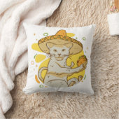 シンコ・デ・マヨ 猫 クッション (ブランケット)