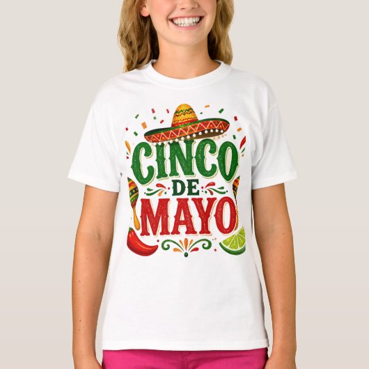シンコ・デ・マヨTシャツ Tシャツ (正面)