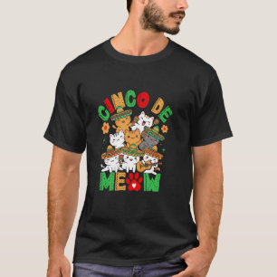 シンコ・デ・ミャオ かわいい猫の祭典 Tシャツ