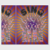 シンゴスペル音楽合唱団 ラッピングペーパー (フラット)