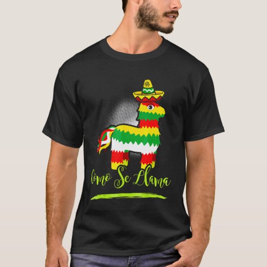 シンゴデマヨのスペイン語教師Tシャツ Como Se Llama Tシャツ (正面)