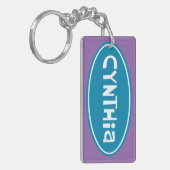 シンシアのアクリルKeychain キーホルダー (正面左)