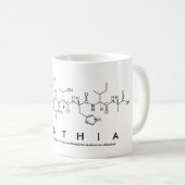 シンシアペプチド名mug コーヒーマグカップ (正面右)