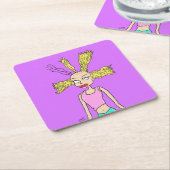 シンシア語 – ルフラッツ スクエアペーパーコースター (アングル)