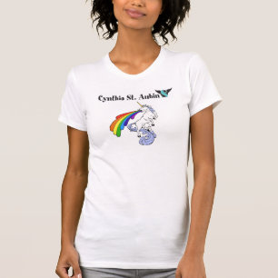 シンシアSt Aubinのユニコーンのワイシャツ Tシャツ