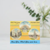 シンシナチからの挨拶 ポストカード (スタンド正面)