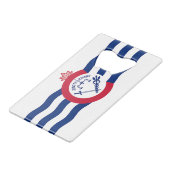 シンシナチのステンレスボトルオープナー国旗 クレジットカード栓抜き (裏面アングル)