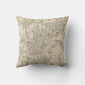 シンシナチオハイオ州(1915年)のヴィンテージの地図 クッション (裏面)