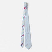 シンシナチストライプー国旗のネクタイ ネクタイ (裏面)