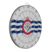 シンシナチ州旗(オハイオ) ダーツボード (正面左)