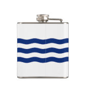 シンシナチ市旗を持つ愛国的なフラスコ フラスク (裏面)