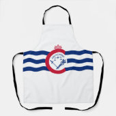 シンシナチ市旗エプロン エプロン (正面)