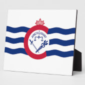 シンシナチ市旗プラーク フォトプラーク (側面)