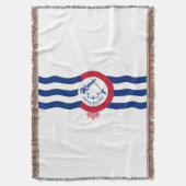 シンシナチ市旗 スローブランケット (正面縦)