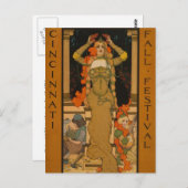 シンシナチ秋フェスティバルアールヌーボー ポストカード (正面/裏面)