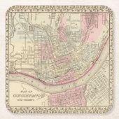 シンシナチ2 スクエアペーパーコースター (正面)