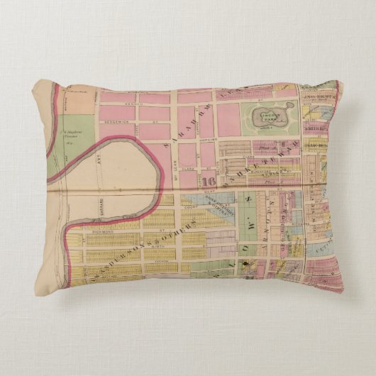 シンシナチ、オハイオ州2 アクセントクッション (正面)