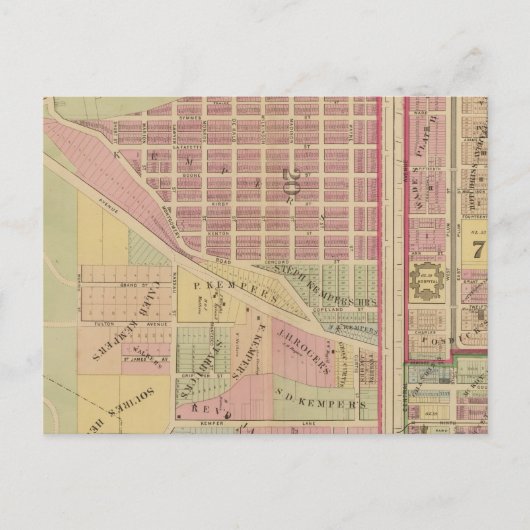 シンシナチ、オハイオ4 ポストカード (正面)