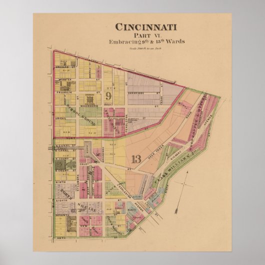 シンシナチ、オハイオ8 ポスター (正面)