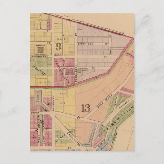 シンシナチ、オハイオ8 ポストカード (正面)