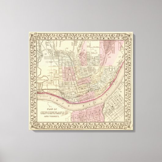 シンシナチ キャンバスプリント (正面)