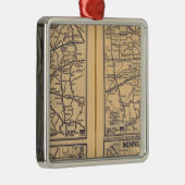 シンシナチ、デトロイト、インディアナポリス メタルオーナメント (右)