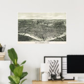 シンシナチ・ビルツェエの地図 – 1900 (ヘンダーソン) BigMapB ポスター (ホームオフィス)