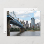 シンシナティのダウンタウン ポストカード (正面/裏面)