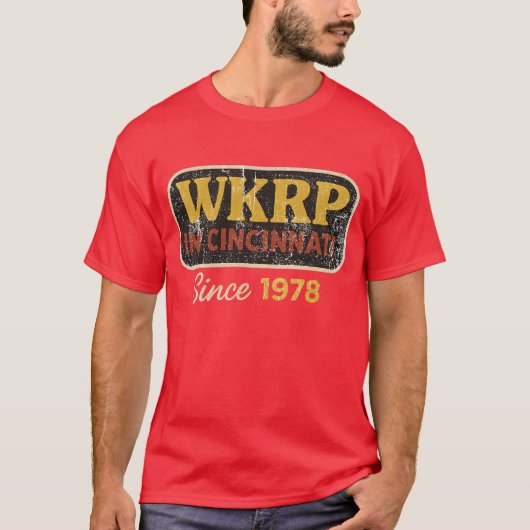 シンシナティのWKRP Tシャツ (正面)