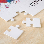 シンシナティオハイオスカイライン ジグソーパズル (側面)