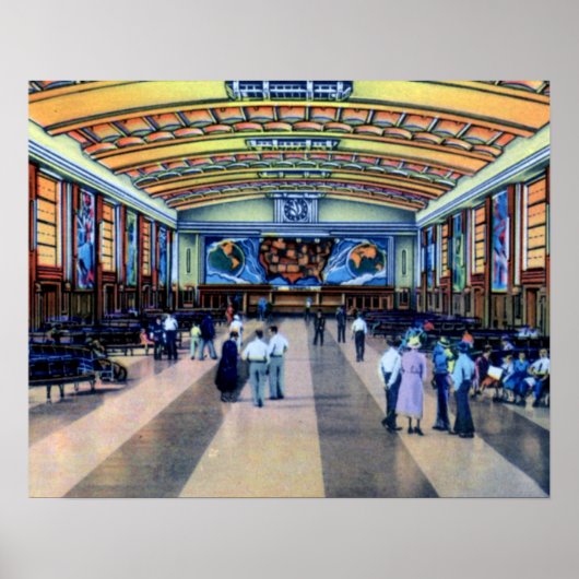 シンシナティオハイオユニオンターミナルコンコース ポスター (正面)