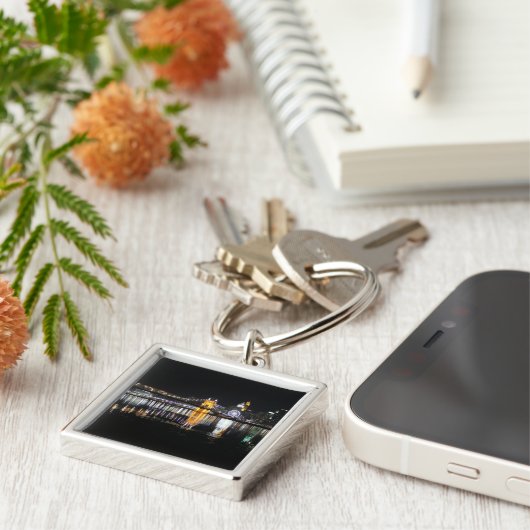 シンシナティスカイラインキーチェーン キーホルダー (側面)