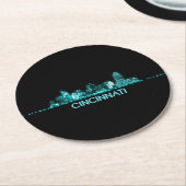 シンシナティスカイライン ラウンドペーパーコースター (アングル)