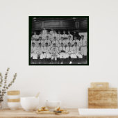 シンシナティレッズ野球チーム1910 ポスター (キッチン)