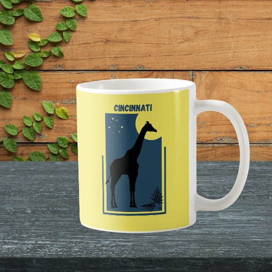 シンシナティ動物園オハイオヴィンテージキリン コーヒーマグカップ