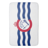 シンシナティ州旗を持つ大浴場 バスマット (正面縦)