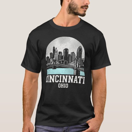 シンシナティ市オハイオ州 Tシャツ (正面)