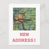 シンシナティ新住所のお知らせ 案内ポストカード (正面)