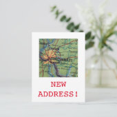 シンシナティ新住所のお知らせ 案内ポストカード (スタンド正面)