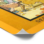 シンシナティ秋フェスティバル~ヴィンテージ旅行ポスター ポスター (角)