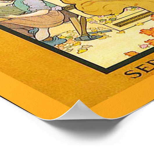 シンシナティ秋フェスティバル～ヴィンテージ旅行ポスター ポスター (角)