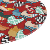 シンシナティ赤 カッティングボード (角)