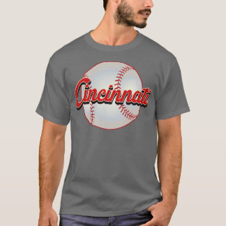 シンシナティ野球ヴィンテージ球団ギフト Tシャツ