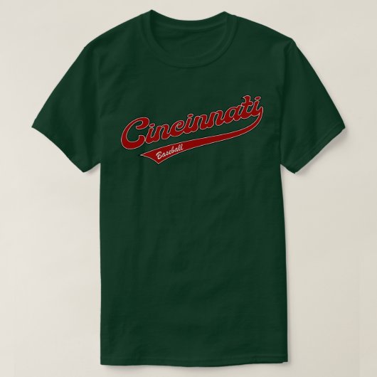 シンシナティ野球 Tシャツ (デザイン正面)