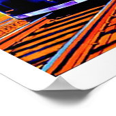 シンシナティ鉄道、列車、ヴィンテージ旅行ポスター ポスター (角)