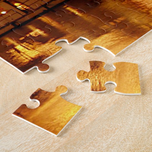 シンシナティ・オハイオ州オハイオ川にかかる橋 ジグソーパズル (側面)