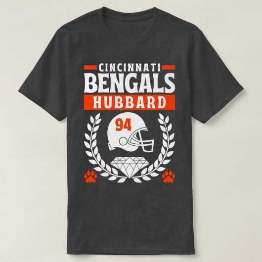 シンシナティ・ベンガルHubbard 94 Edition Tシャツ (デザイン正面)